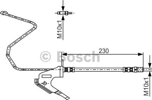 BOSCH 1 987 481 161 - Flessibile del freno autozon.pro