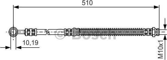 BOSCH 1 987 481 110 - Flessibile del freno autozon.pro