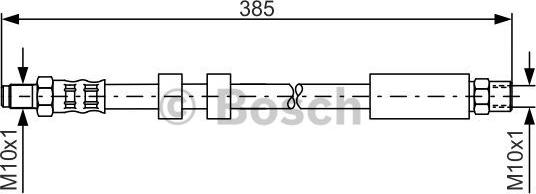 BOSCH 1 987 481 117 - Flessibile del freno autozon.pro