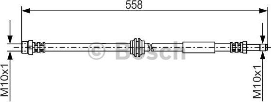 BOSCH 1 987 481 182 - Flessibile del freno autozon.pro