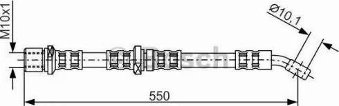 BOSCH 1 987 481 136 - Flessibile del freno autozon.pro