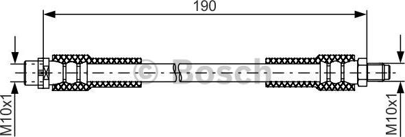 BOSCH 1 987 481 845 - Flessibile del freno autozon.pro