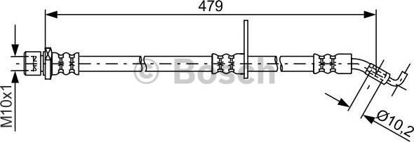 BOSCH 1 987 481 811 - Flessibile del freno autozon.pro