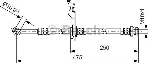 BOSCH 1 987 481 393 - Flessibile del freno autozon.pro