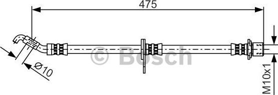 BOSCH 1 987 481 356 - Flessibile del freno autozon.pro