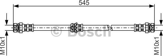 BOSCH 1 987 481 302 - Flessibile del freno autozon.pro