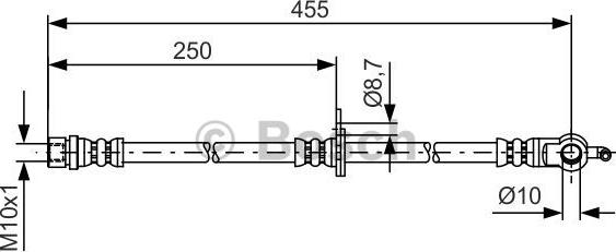 BOSCH 1 987 481 389 - Flessibile del freno autozon.pro