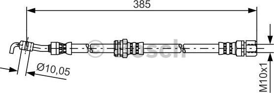 BOSCH 1 987 481 385 - Flessibile del freno autozon.pro