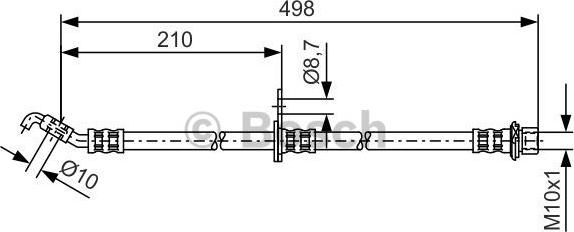 BOSCH 1 987 481 380 - Flessibile del freno autozon.pro