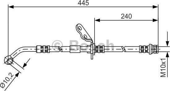 BOSCH 1 987 481 382 - Flessibile del freno autozon.pro