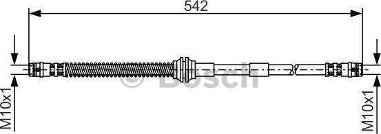 BOSCH 1 987 481 371 - Flessibile del freno autozon.pro