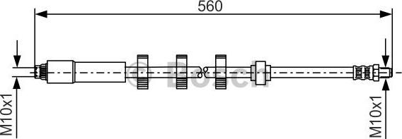 BOSCH 1 987 481 290 - Flessibile del freno autozon.pro