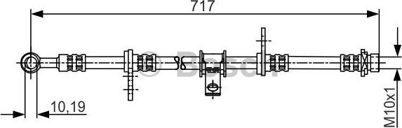 BOSCH 1 987 481 244 - Flessibile del freno autozon.pro