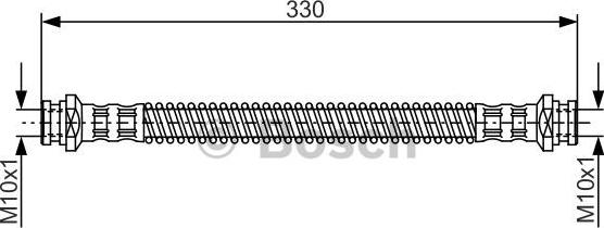 BOSCH 1 987 481 254 - Flessibile del freno autozon.pro