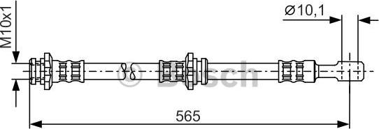 BOSCH 1 987 481 266 - Flessibile del freno autozon.pro