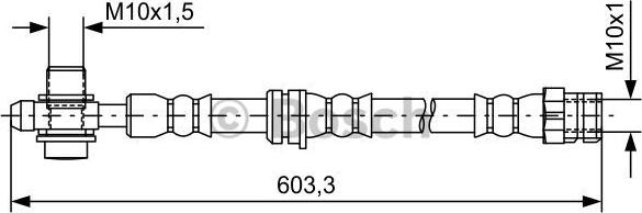 BOSCH 1 987 481 742 - Flessibile del freno autozon.pro