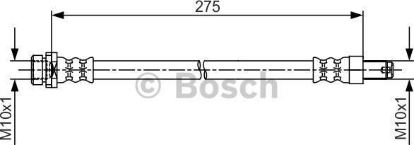 BOSCH 1 987 481 704 - Flessibile del freno autozon.pro