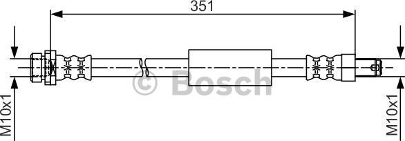 BOSCH 1 987 481 705 - Flessibile del freno autozon.pro