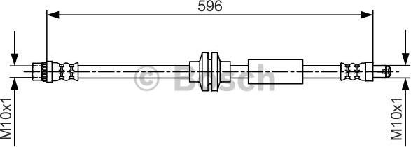 BOSCH 1 987 481 708 - Flessibile del freno autozon.pro