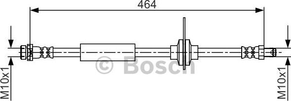 BOSCH 1 987 481 702 - Flessibile del freno autozon.pro