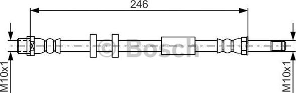 BOSCH 1 987 481 714 - Flessibile del freno autozon.pro