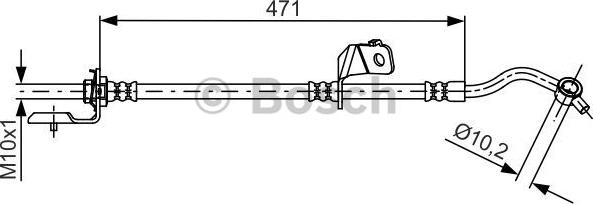 BOSCH 1 987 481 715 - Flessibile del freno autozon.pro