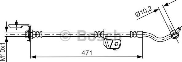 BOSCH 1 987 481 716 - Flessibile del freno autozon.pro