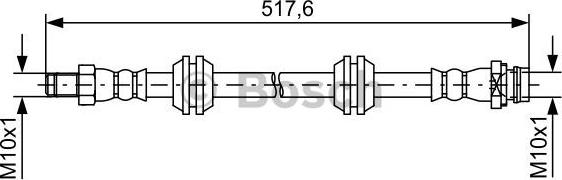 BOSCH 1 987 481 731 - Flessibile del freno autozon.pro