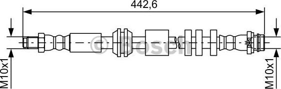 BOSCH 1 987 481 732 - Flessibile del freno autozon.pro