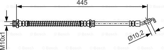 BOSCH 1 987 481 723 - Flessibile del freno autozon.pro