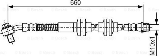 BOSCH 1 987 481 A48 - Flessibile del freno autozon.pro