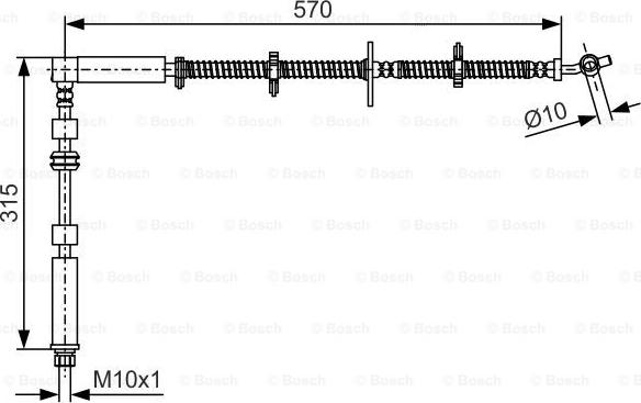 BOSCH 1 987 481 A64 - Flessibile del freno autozon.pro