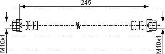 BOSCH 1 987 481 A61 - Flessibile del freno autozon.pro