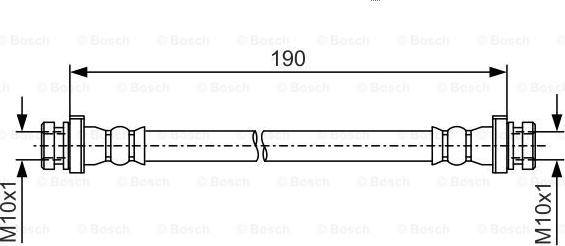 BOSCH 1 987 481 A11 - Flessibile del freno autozon.pro