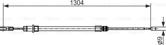 BOSCH 1 987 482 431 - Cavo comando, Freno stazionamento autozon.pro