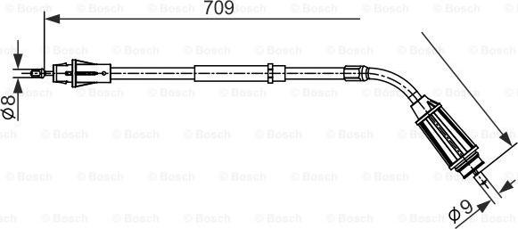 BOSCH 1 987 482 557 - Cavo comando, Freno stazionamento autozon.pro