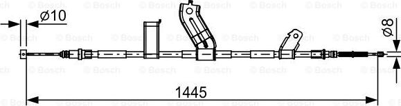 BOSCH 1 987 482 523 - Cavo comando, Freno stazionamento autozon.pro