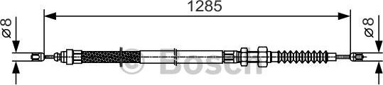 BOSCH 1 987 482 115 - Cavo comando, Freno stazionamento autozon.pro