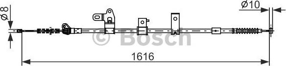 BOSCH 1 987 482 307 - Cavo comando, Freno stazionamento autozon.pro