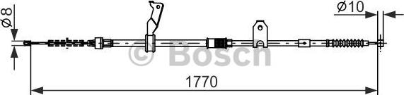 BOSCH 1 987 482 298 - Cavo comando, Freno stazionamento autozon.pro