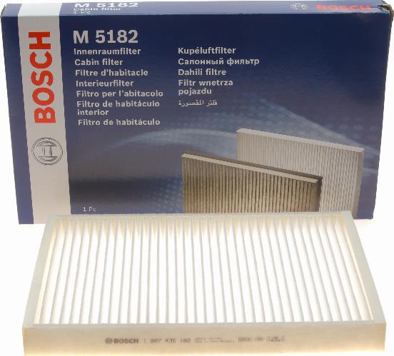 BOSCH 1 987 435 182 - Filtro, Aria abitacolo autozon.pro