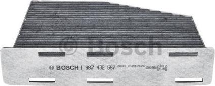 BOSCH 1 987 432 597 - Filtro, Aria abitacolo autozon.pro