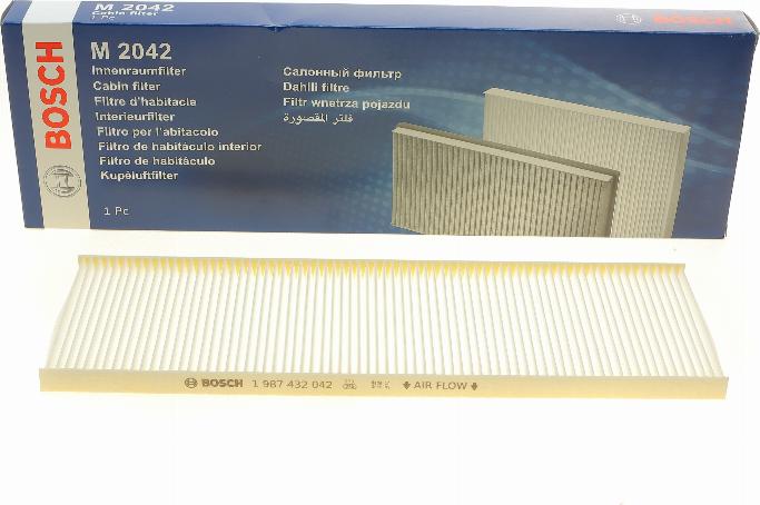 BOSCH 1 987 432 042 - Filtro, Aria abitacolo autozon.pro