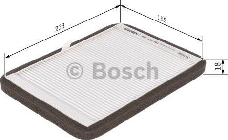 BOSCH 1 987 432 061 - Filtro, Aria abitacolo autozon.pro