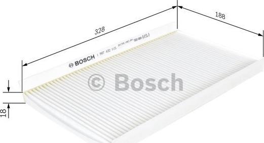 BOSCH 1 987 432 015 - Filtro, Aria abitacolo autozon.pro