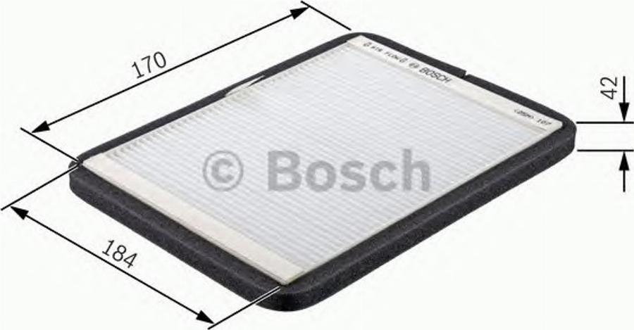 BOSCH 1987432011 - Filtro, Aria abitacolo autozon.pro