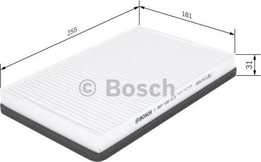 BOSCH 1 987 432 013 - Filtro, Aria abitacolo autozon.pro