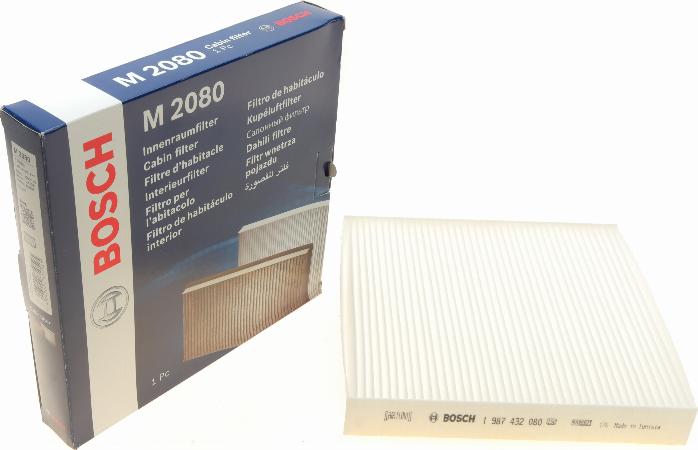 BOSCH 1 987 432 080 - Filtro, Aria abitacolo autozon.pro