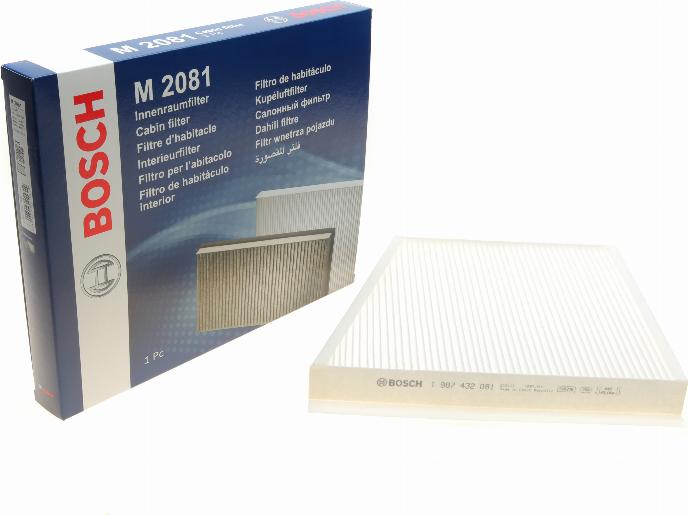 BOSCH 1 987 432 081 - Filtro, Aria abitacolo autozon.pro