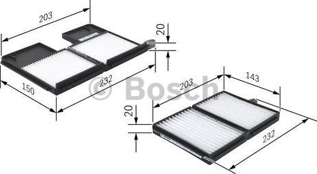 BOSCH 1 987 432 159 - Filtro, Aria abitacolo autozon.pro